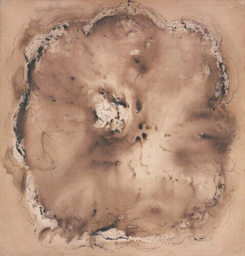 Hedda Sterne, lettuce paintings, 64 x 64 inches, 1967
