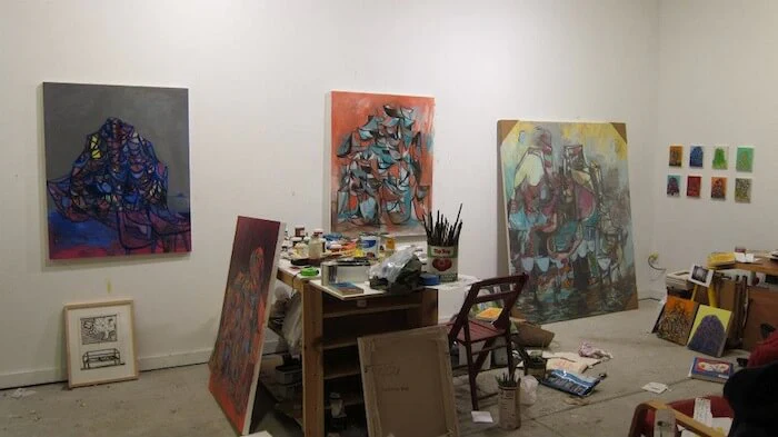 Trent Miller, Studio View, 2012 (courtesy of the artist)