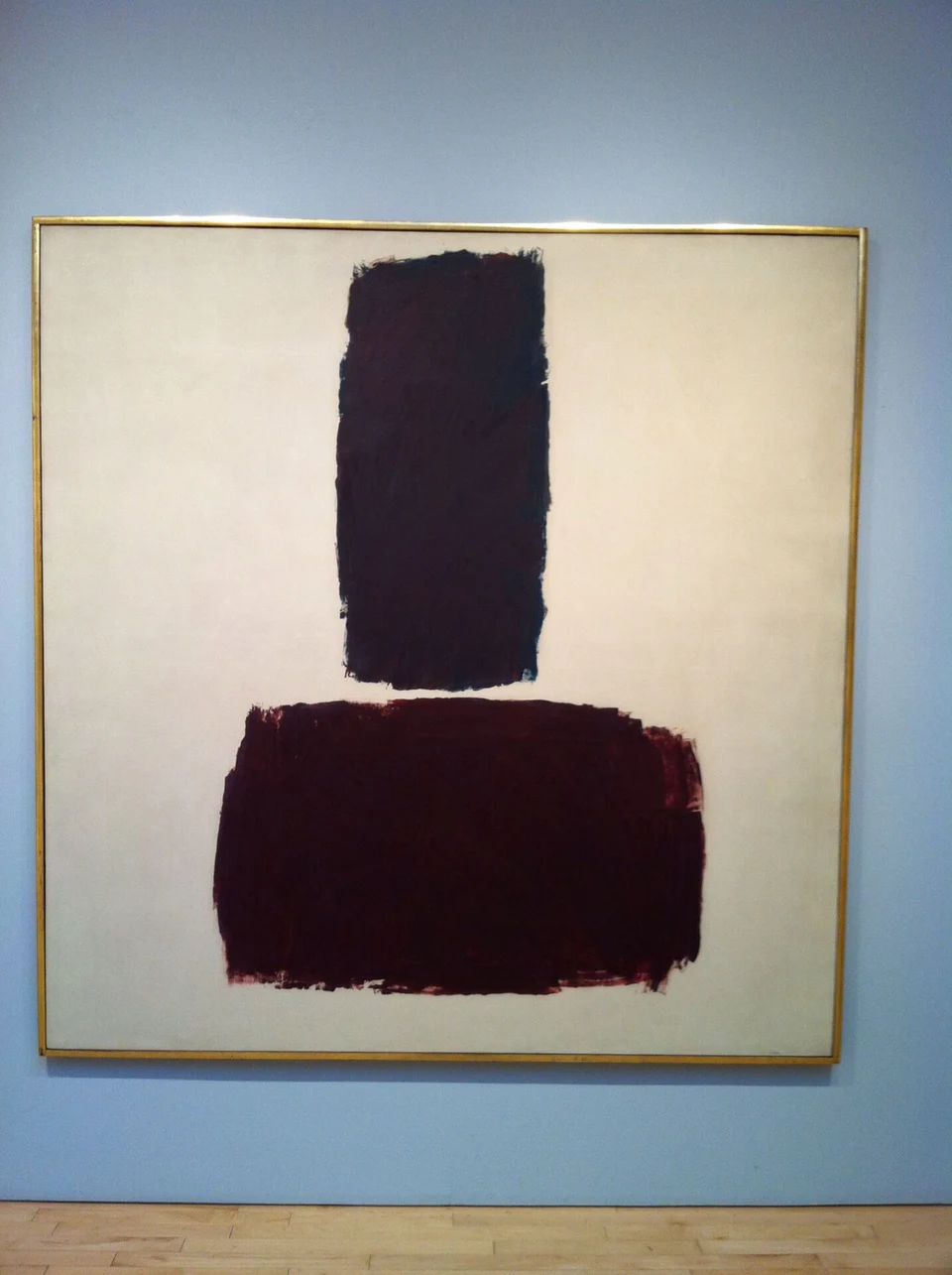 Ray Parker, Untitled, 1961, oil on canvas, 70 x 68 inches (Photo: Brett Baker, courtesy of Washburn Gallery)