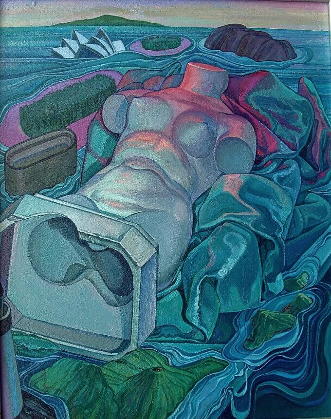 Margaret McCann, Over the Edge, 2002, 20 x 16 inches (courtesy of the artist)
