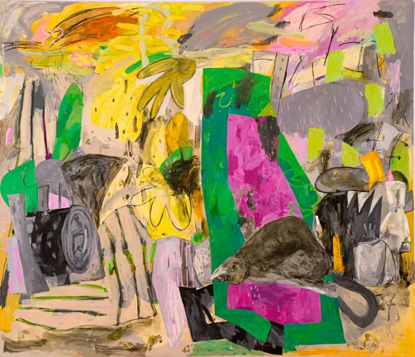Alfredo Gisholt, Algunas bestias, oil on canvas, 72 x 84 inches, 2013 (courtesy of the artist)