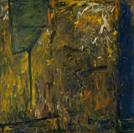 Milton Resnick, Runaway, 1958. oil on canvas, 59 x 59 inches (© The Milton Resnick and Pat Passlof Foundation, 2014, courtesy Cheim & Read)