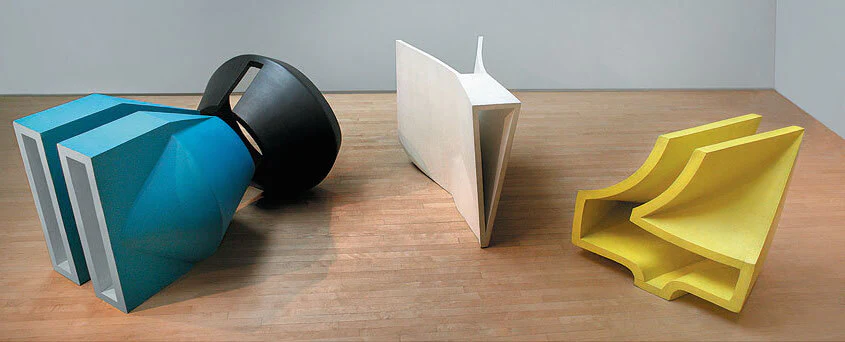 George Sugarman, Yellow to White to Blue to Black, 1967 (photo courtesy of Washburn Gallery)