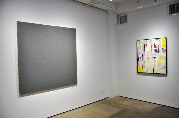 Installation view: (Karen Baumeister and Dale McNeil) Eight Painters at Kathryn Markel Fine Arts, New York