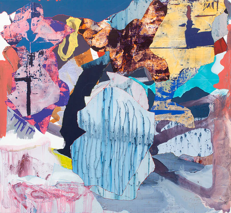 Zachary Keeting, April (2), 2013, acrylic on canvas, 50 x 54 inches (courtesy of the artist)