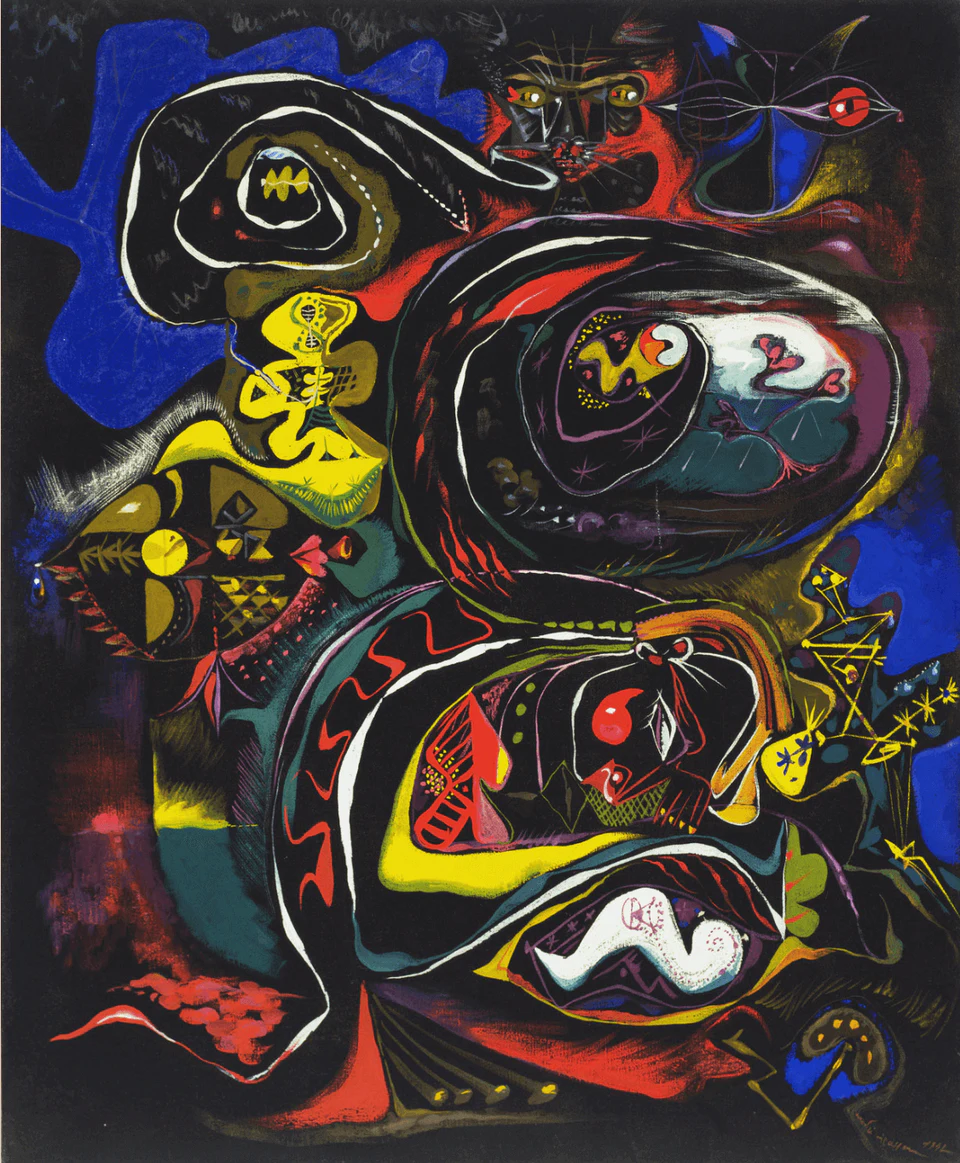 André Masson, Meditation on an Oak Leaf, 1942, oil on canvas, (Museum of Modern Art, New York)