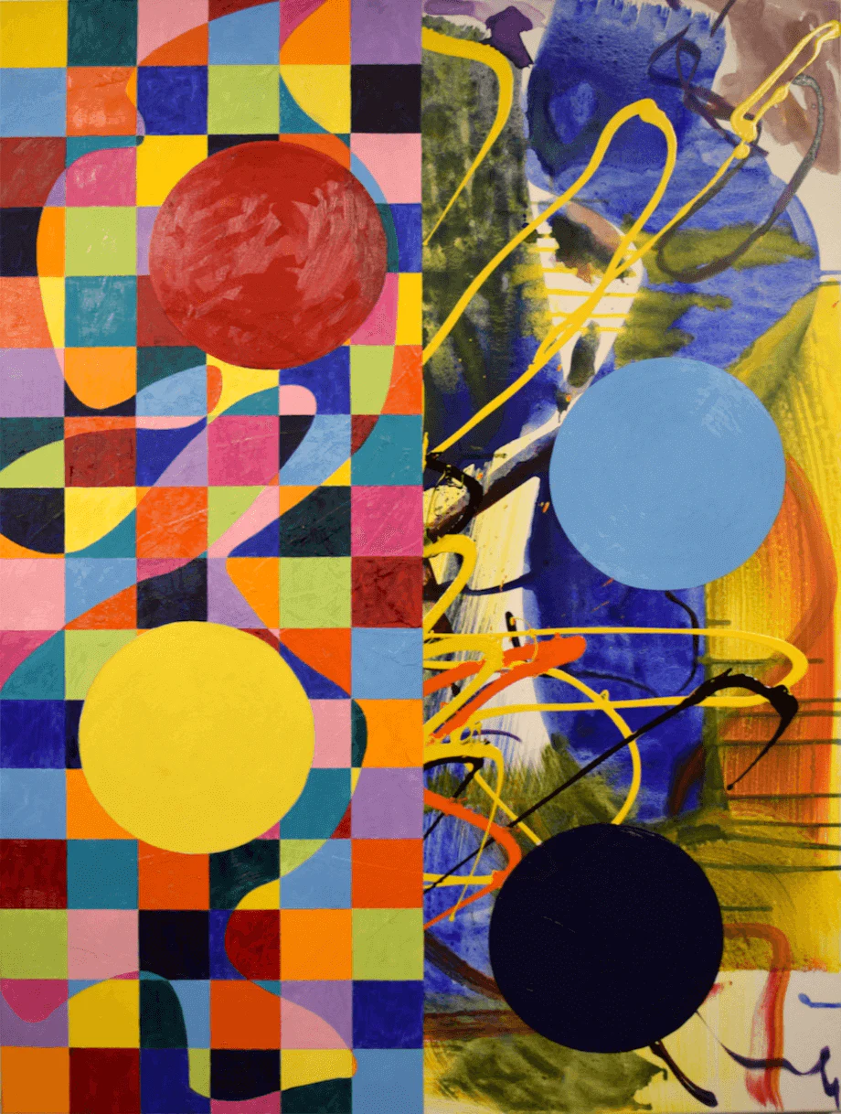 Dana Gordon, The Floating World, 2015-16, 48 x 36 inches, oil and acrylic on canvas (courtesy of the artist)