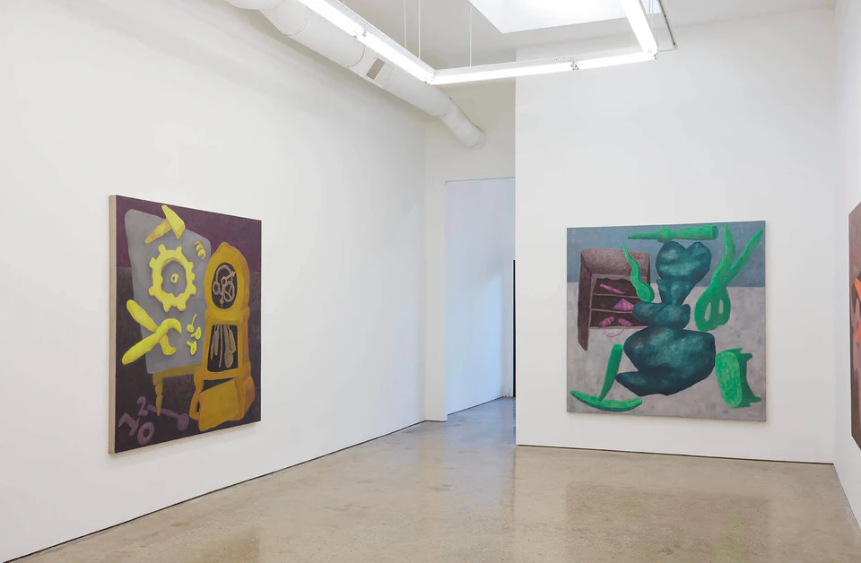 Installation view, Ginny Casey: Built From Broke at Mier Gallery (courtesy of Mier Gallery)