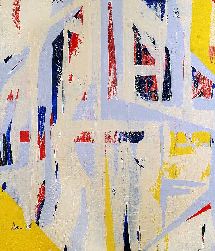 Dale McNeil, Assimilation Power Form v. 8, 2013, oil on canvas, 42 x 36 inches (courtesy of Kathryn Markel Fine Arts)