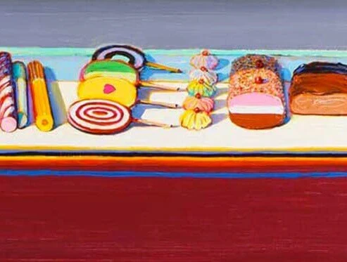 Wayne Thiebaud, Dessert Circle, 1992-1994 (© Wayne Thiebaud/Licensed by VAGA, New York)