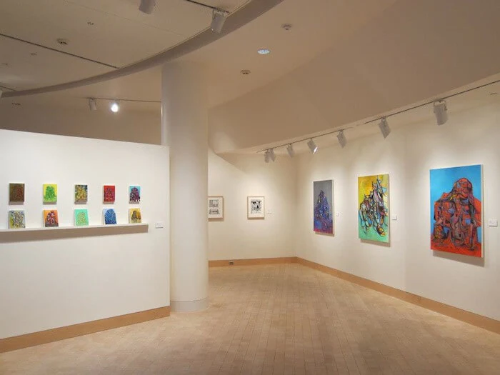 Installation View, Trent Miller: Spindrift and Tether at James Watrous Gallery, Madison, WI (courtesy of the artist)