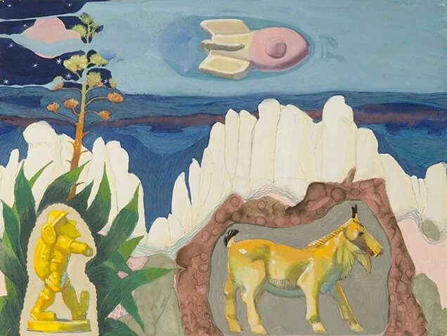 Megan Marlatt, The Night We Walked Down Montserrat, 2012, goauche on paper, 15 x 11 inches (courtesy of the artist)