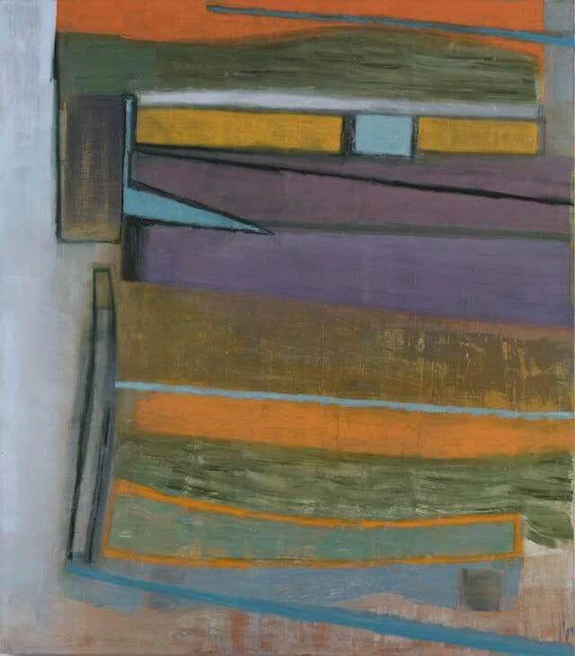 Amy Sillman, Untitled (Logs), 2018 (Photo: John Berens; courtesy the artist and Gladstone Gallery, New York & Brussels)