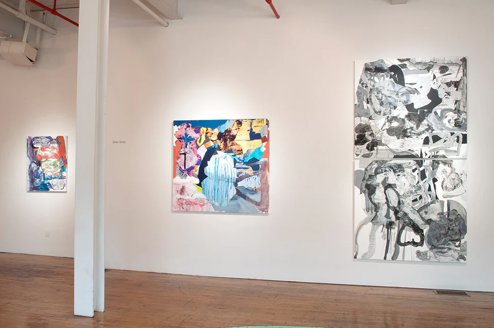 Installation View: Zachary Keeting: Recent Paintings at Giampietro Gallery