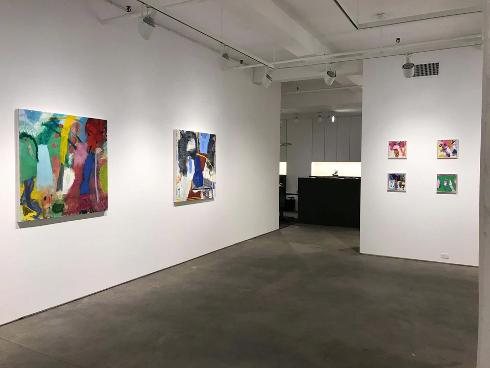 Installation view, Julian Hatton: Free Range at Elizabeth Harris Gallery, New York, 2017