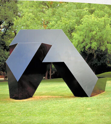 Tony Smith, One-Two-Three (©Tony Smith Estate / Artists Rights Society (ARS), New York)