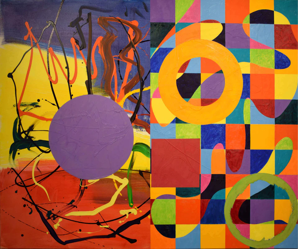 Dana Gordon, Light Years, 2015-16, 60 x 72 inches, oil and acrylic on canvas (courtesy of the artist)