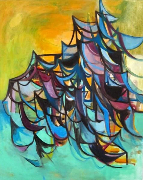 Trent Miller, Spindrift, oil on canvas, 45 x 36 inches, 2012 (courtesy of the artist)