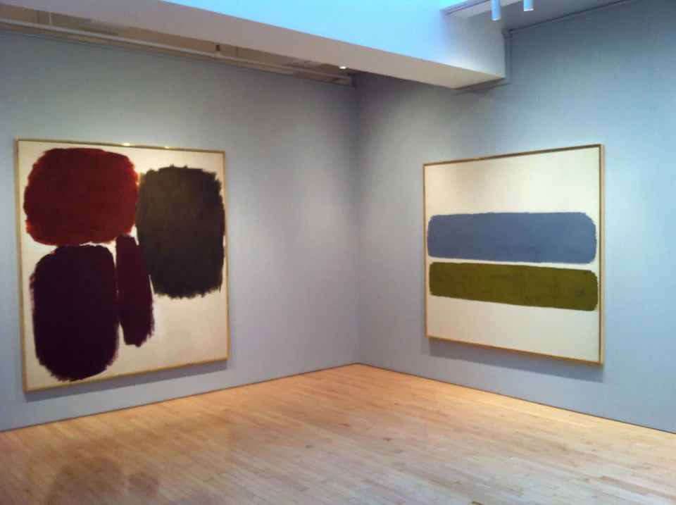 Installation: Ray Parker, Simple Paintings from the 1960s (photo: Brett Baker, courtesy Washburn Gallery)
