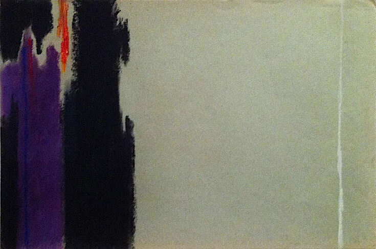 Clyfford Still, PP 43, 1959, pastel on paper, © Clyfford Still Museum