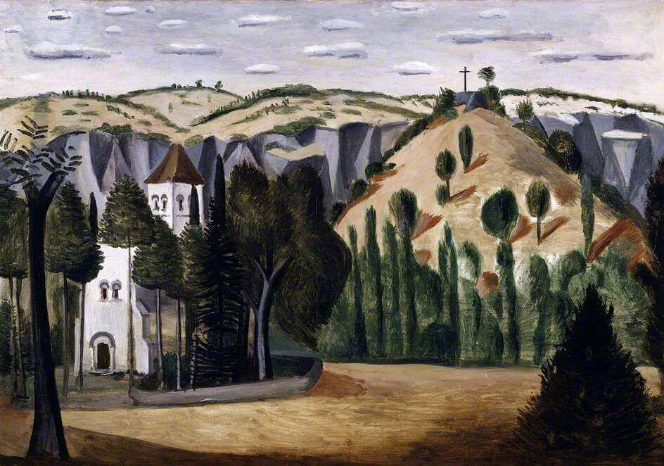 Andre Derain, The Church at Vers, 1912 (© ADAGP, Paris and DACS, London 2017, photo: Amgueddfa Cymru – National Museum Wales)