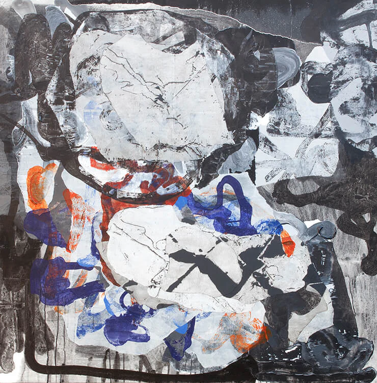 Zachary Keeting, July (2), 2013, acrylic on canvas, 54 x 54 inches (courtesy of the artist)