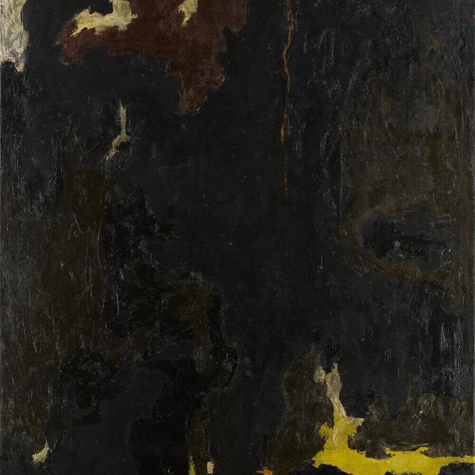 (detail) Clyfford Still, PH-166, 1948, oil on canvas, 59 1/2 x 45 1/2 inches (Clyfford Still Museum, Denver, CO. © City and County of Denver / ARS, NY)