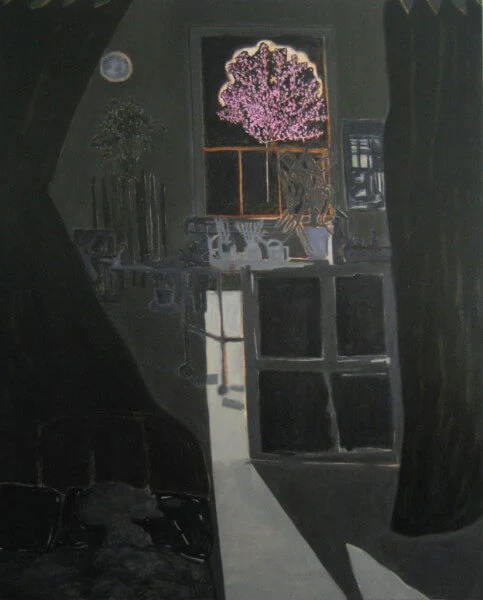 Trent Miller, Grey to Green, oil on canvas, 60 x 45 inches, 2005 (courtesy of the artist)