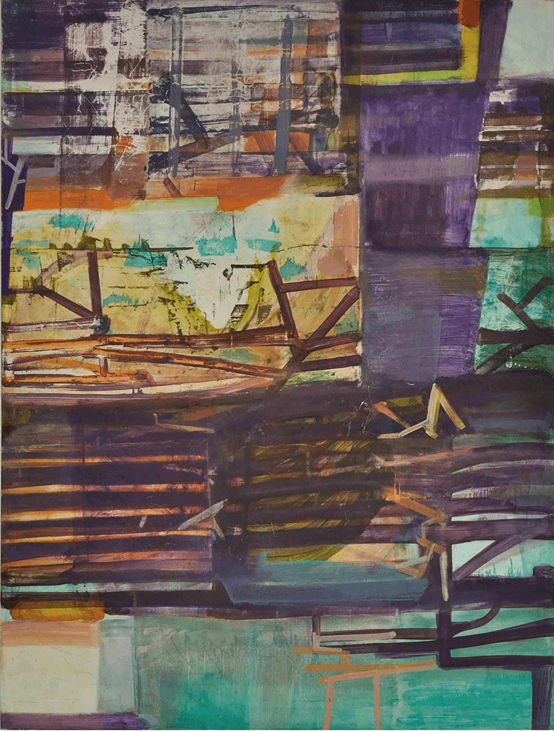 Russell Roberts, Pockets of Accumulation #29, 66 x 50 inches, oil on canvas, 2010 (courtesy of the artist)