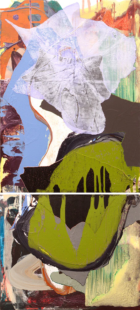 Zachary Keeting, January (3), acrylic on canvas, 49 x 22 inches (courtesy of the artist)