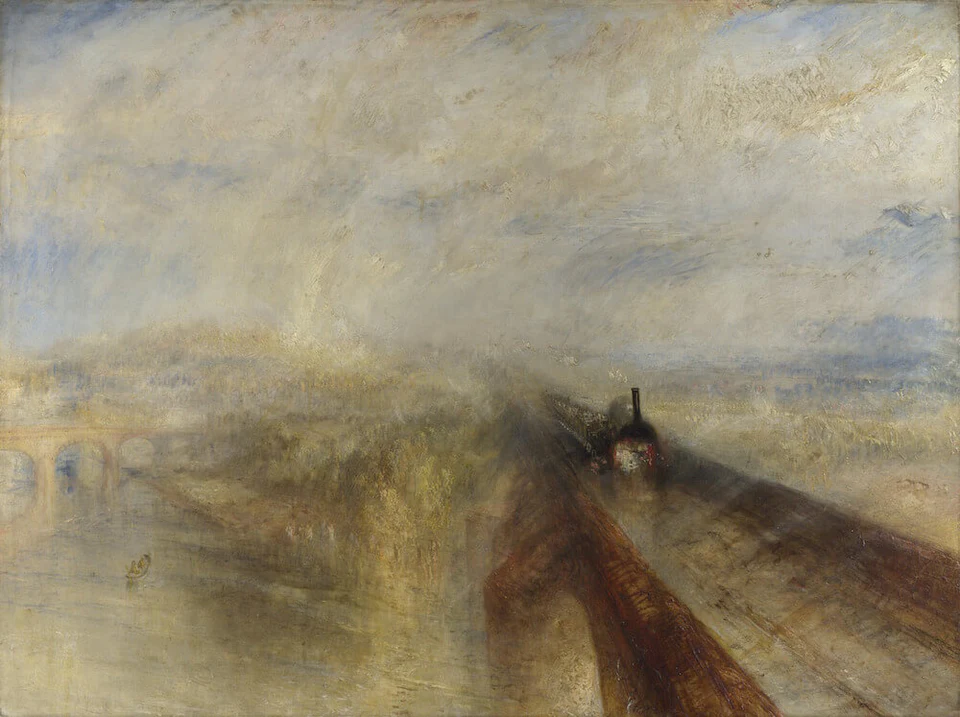 J.M.W. Turner, Rain, Steam and Speed: The Great Western Railway, 1844 (National Gallery, London)
