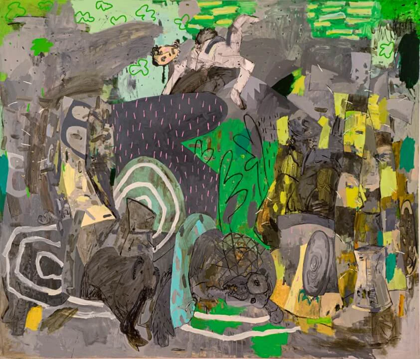 Alfredo Gisholt, Vegetaciones, oil on canvas, 72 x 84 inches, 2013 (courtesy of the artist)