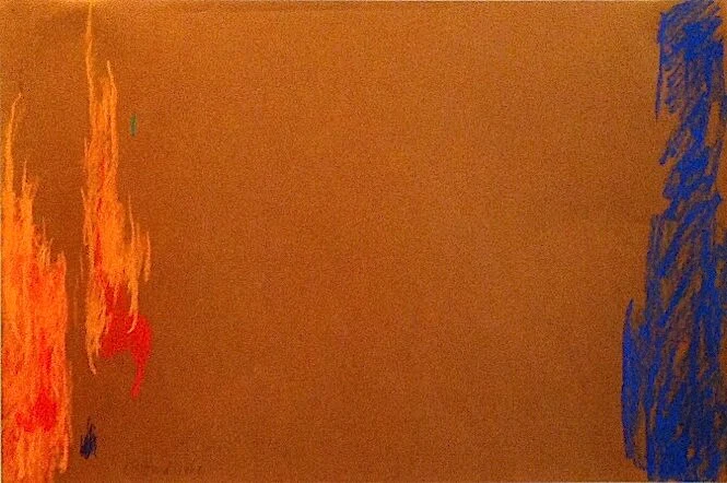 Clyfford Still, PP 53, 1959, pastel on paper, © Clyfford Still Museum