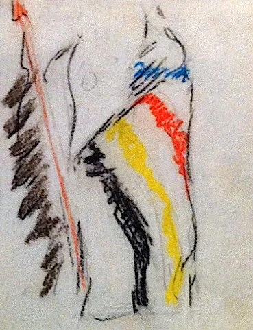 Clyfford Still, PP 1449, 1936, pastel on paper, © Clyfford Still Museum