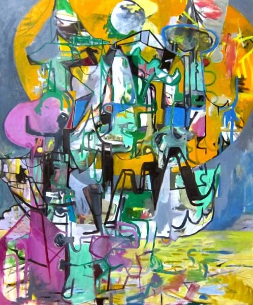 Trent Miller, Another New World, oil on canvas, 72 x 60 inches, 2011 (courtesy of the artist)