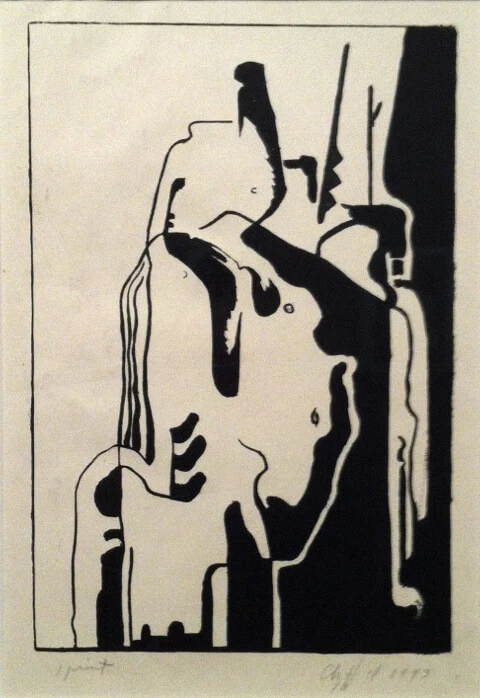 Clyfford Still, Lithograph © Clyfford Still Museum