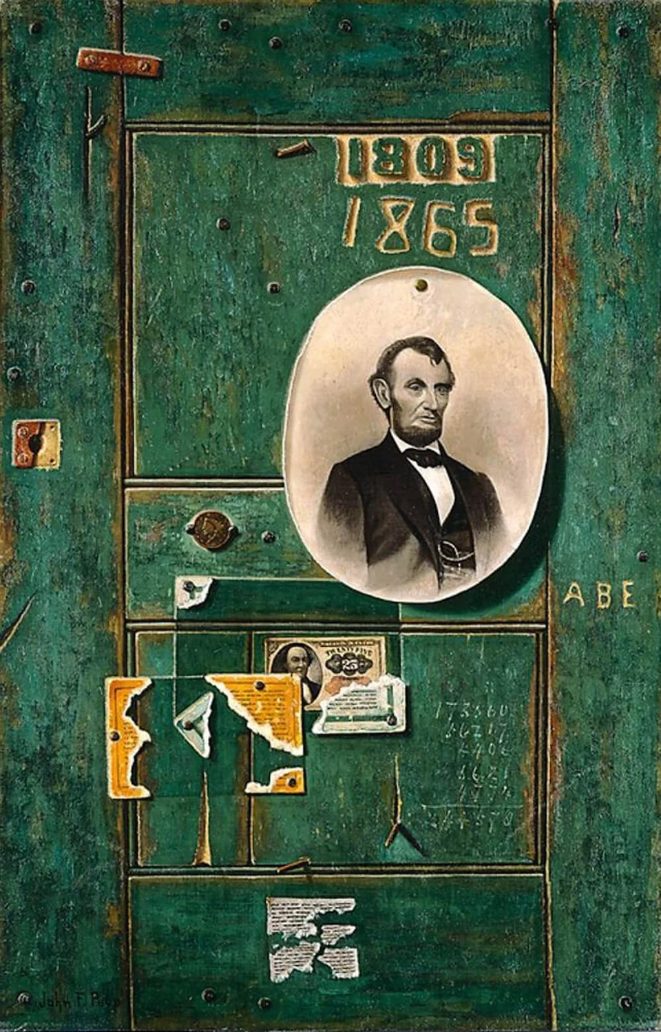 John F. Peto, Reminiscences of 1865, 1901/1921, oil on canvas, 20 x 30 inches (M
