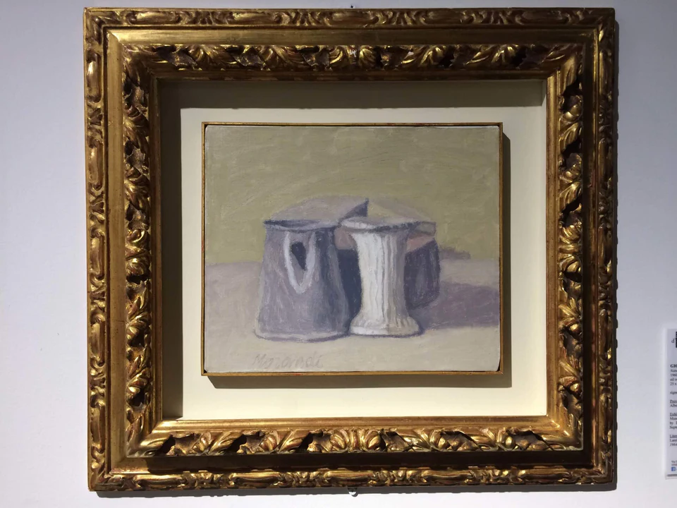 Giorgio Morandi painting at Galleria del’Arte