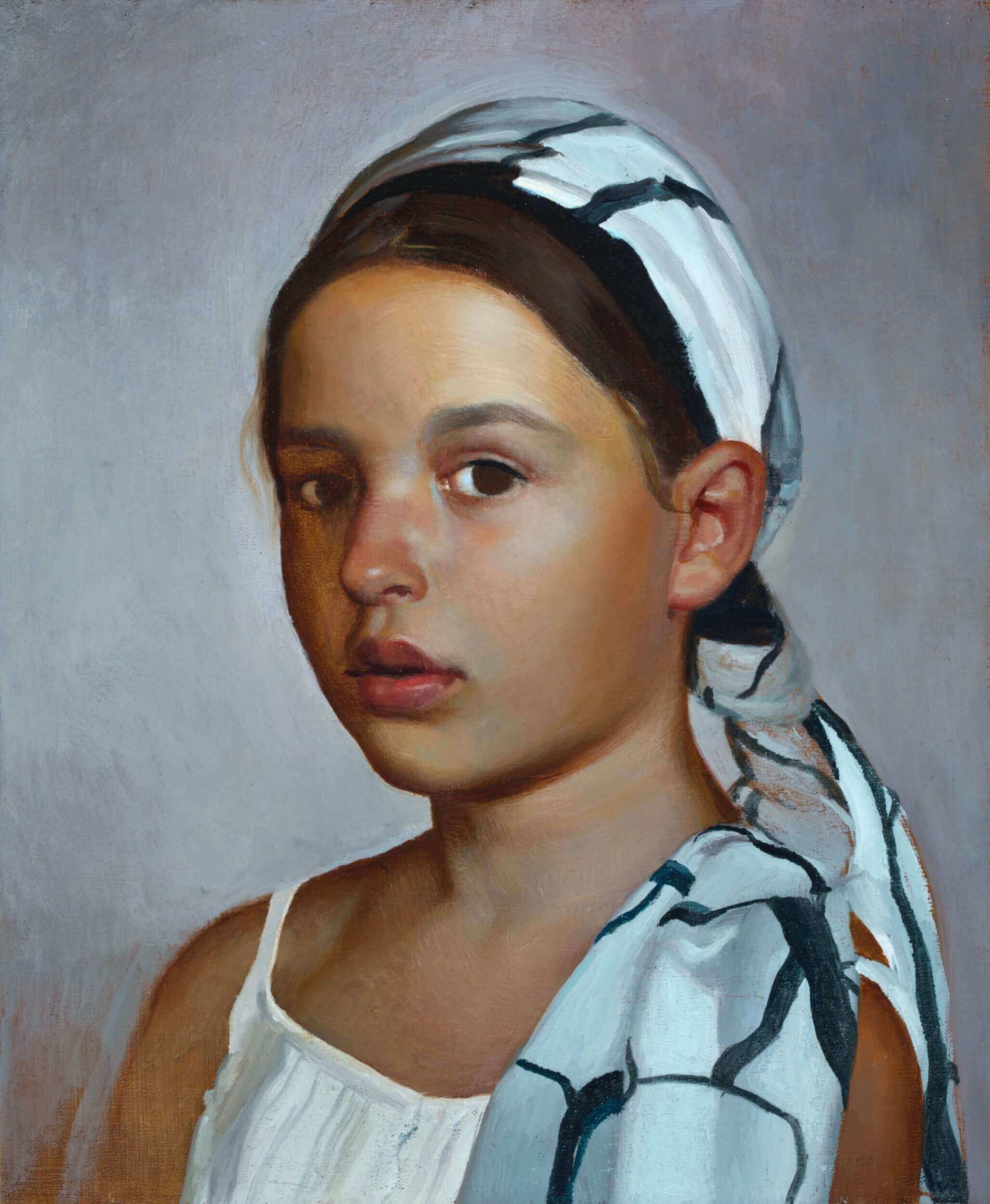 Noah Buchanan, Between the Distance, 12 x 10, oil on canvas (courtesy of Dacia Gallery)