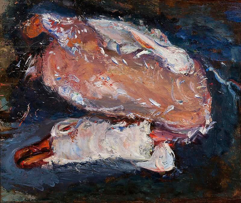 Chaim Soutine, Plucked Goose, 1932-1933, oil on panel, Private Collection (courtesy of Paul Kasmin Gallery
