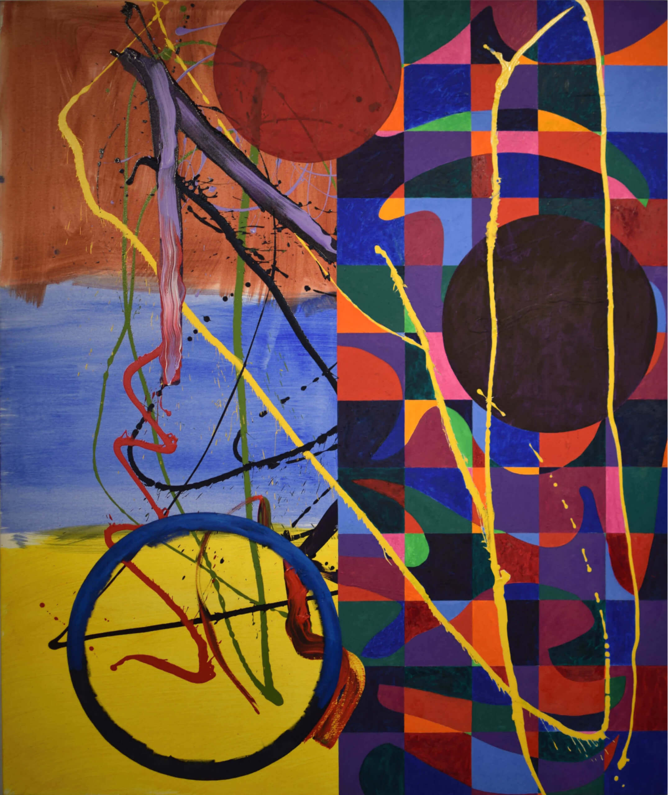 Dana Gordon, Coming To, 2015-16, 72 x 60 inches, oil and acrylic on canvas (courtesy of the artist)