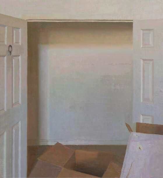 Emil Robinson, Doorway #9, oil on panel, 20 x 17 inches (courtesy of the artist)