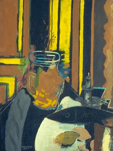 Georges Braque, Pitcher, Candlestick, and Black Fish, 1943 (The Menil Collection, Houston. © 2013 Artists Rights Society (ARS), 