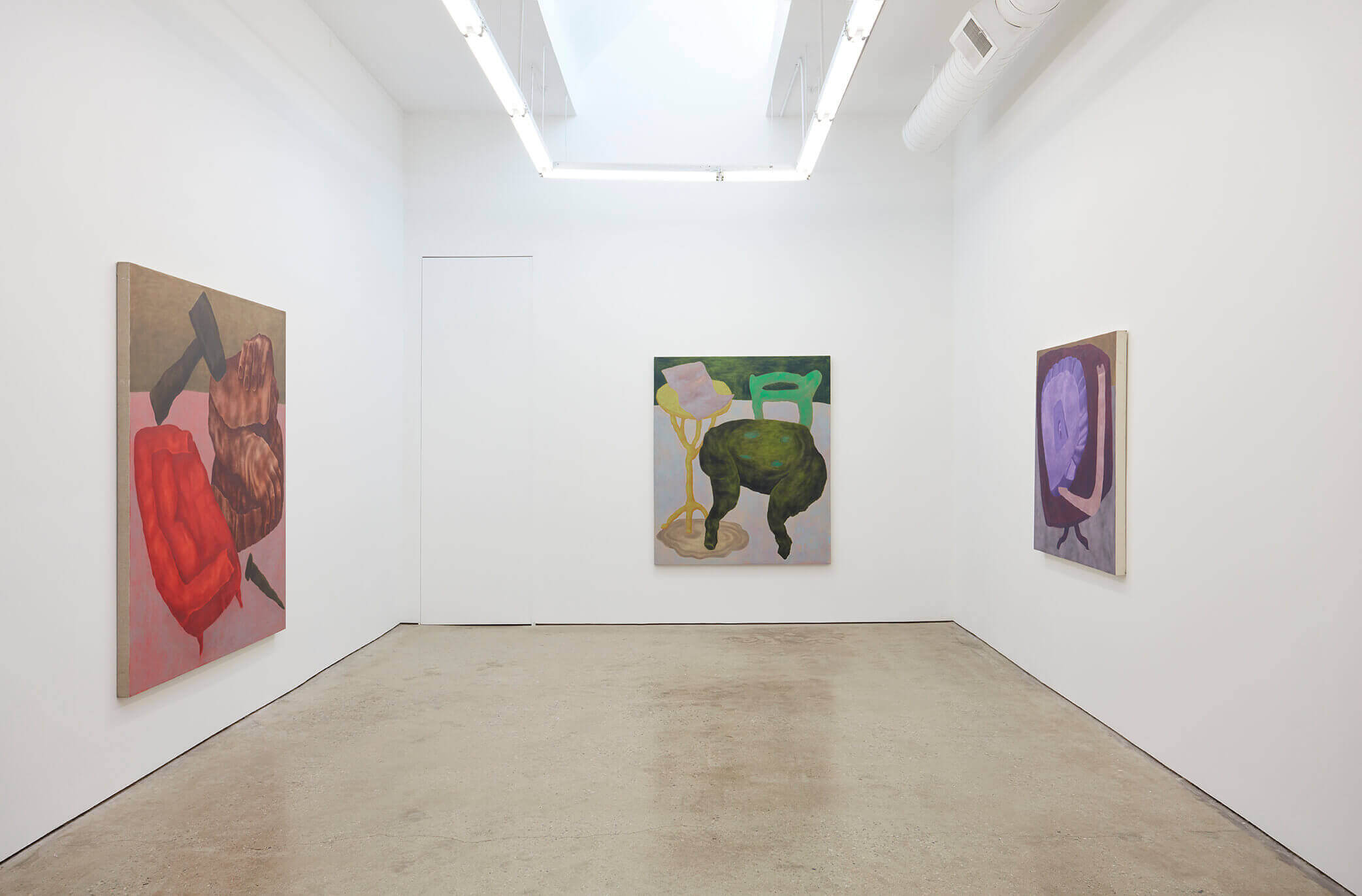 Installation view, Ginny Casey: Built From Broke at Mier Gallery (courtesy of Mier Gallery)
