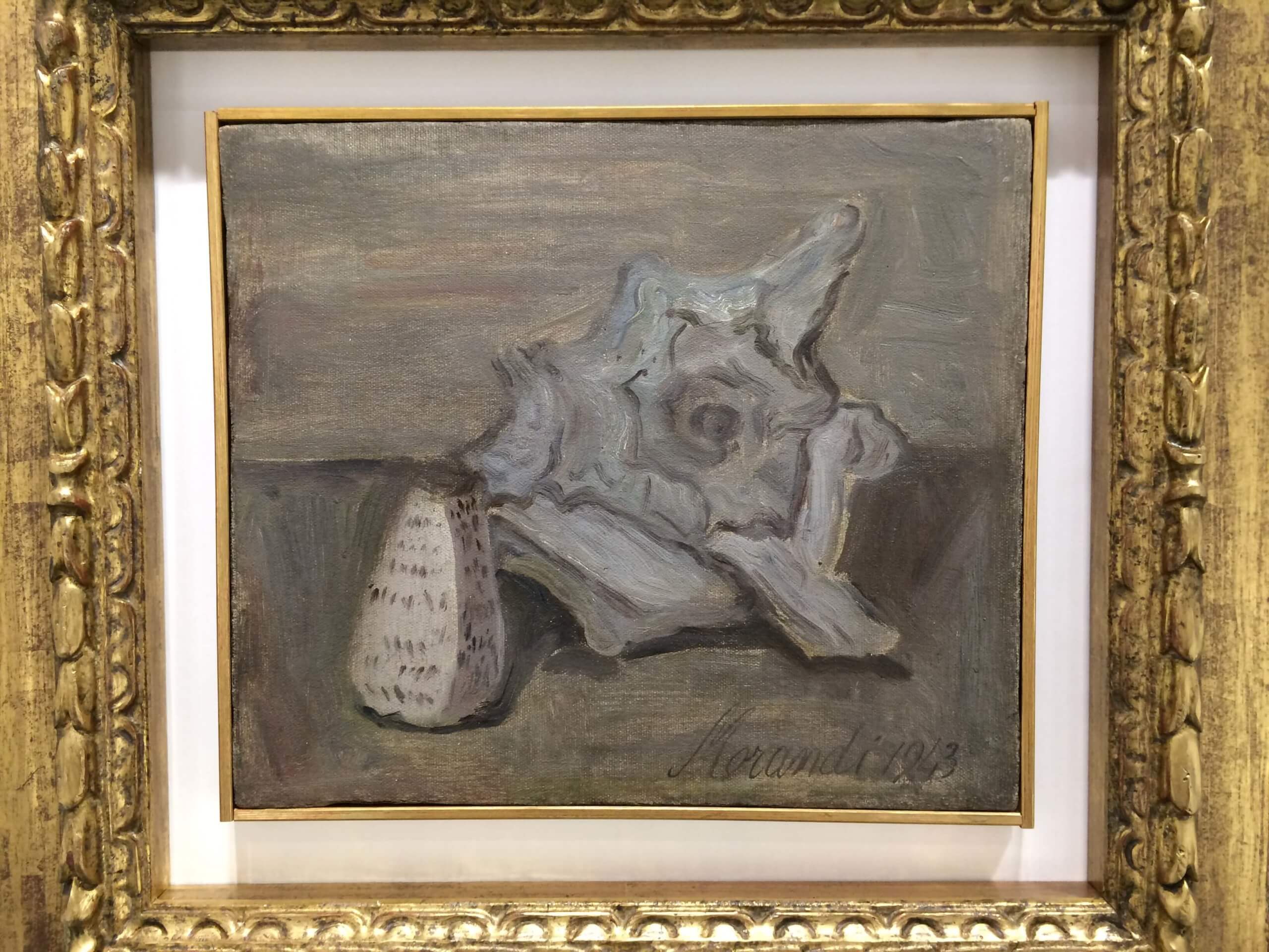 Giorgio Morandi painting at Galleria del’Arte