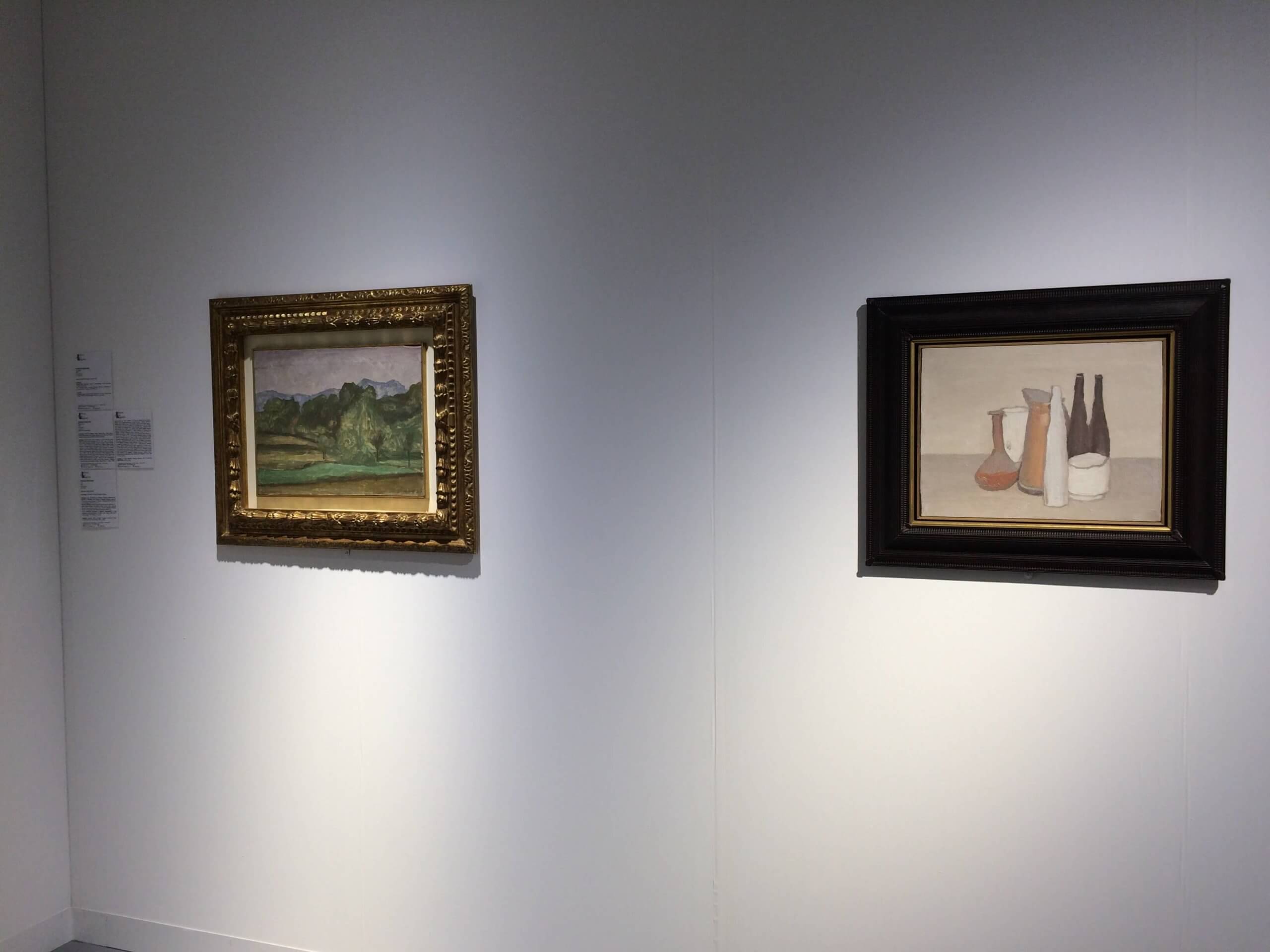 Giorgio Morandi paintings at Galleria del’Arte