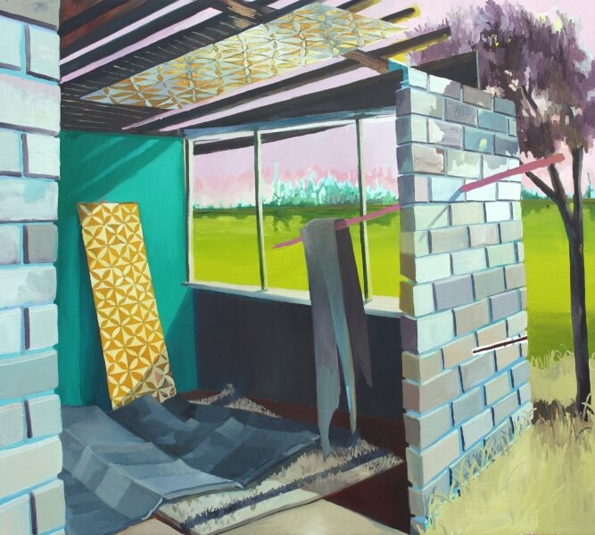 Grant Hottle, Makeout Spot, 2010, oil on canvas, 36 x 40 inches (courtesy of the artist)