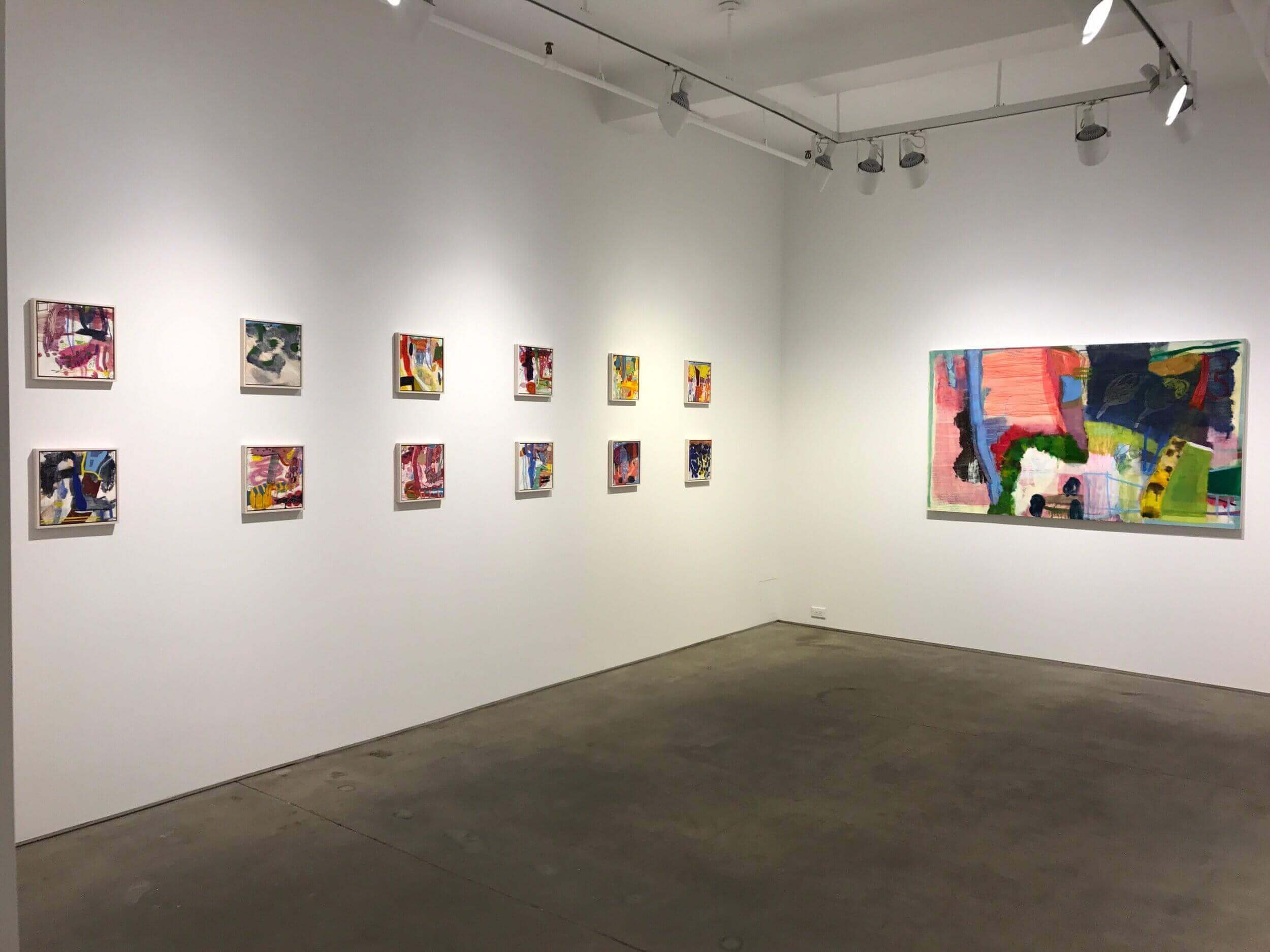 Installation view, Julian Hatton: Free Range at Elizabeth Harris Gallery, New York, 2017
