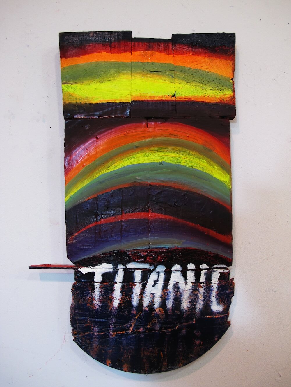 Katherine Bradford, Titanic Shelf, 2014 (courtesy of Arts+Leisure)