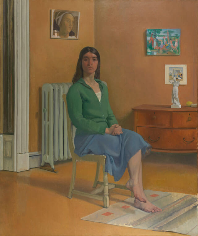 Lennart Anderson, Portrait of Barbara S, 1976–77 (Pennsylvania Academy of the Fine Arts, Philadelphia)